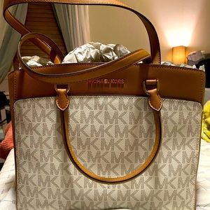 Michael kors large double handle tote bag